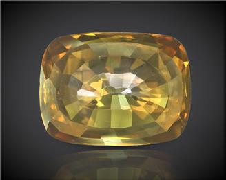 Yellow Zircon Natural Certified  5.87 CTS. ( 91968 )